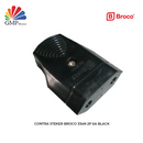 Contra Stecker Broco 334N 2P 6A Black