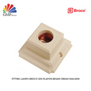 Fitting Lampu Broco 1210 Plafon Besar Cream Max.60W