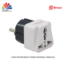 Over stecker Broco 1391055 Universal Cream 16A