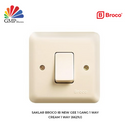 Saklar Broco IB New Gee 1 Gang 1 Way Cream 1 Way (6621U)