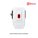 Stecker Arde Broco lampu 1331165 White