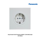 Stop Kontak Arde Panasonic WESJP-1121W Wide Style (CP) White