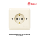 Stop Kontak Arde Broco IB New Gee 2P+E 16A Cream (5511U)