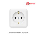 Stop Kontak Broco 1541011 1 Way Cream OB