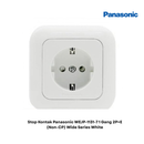 Stop Kontak Panasonic WEJP-1131-7 1 Gang 2P+E (Non-CP) Wide Series White