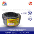 Kabel Serabut Multicore (Color) Supreme NYYHY 4x6 mm Black 300/500V (Ecer)