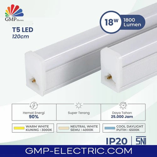 Lampu LED Luxen T5 18W 6500K CDL T518PLSCDL 120cm