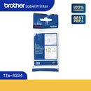 Label Tape Cassete Brother TZE-R234 12 mm Gold on White Ribbon Tape (4 Meter)