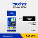 Label Tape Cassete Brother TZE-345 18 mm Black on Blue