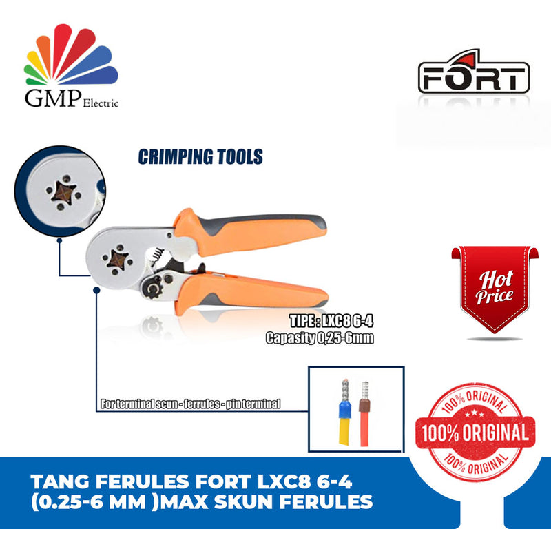 Tang Ferules Fort LXC8 6-4 (0.25-6 mm )Max Skun Ferules