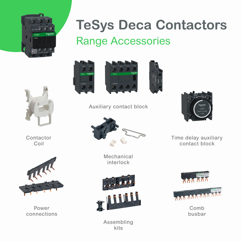 Kontaktor Schneider LC1DT60A 60A 4NO Auxilary 1NO+1NC LC1DT60AM7 / LC1DT60ABD / LC1DT60AE7 / LC1DT60AF7 / LC1DT60AU7 / LC1DT60AP7
