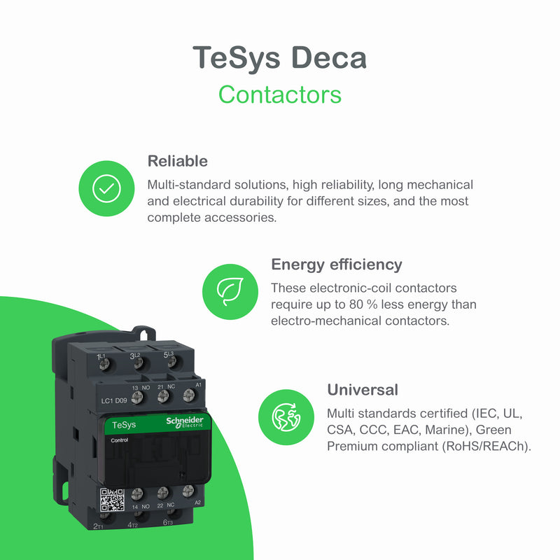 Kontaktor Schneider LC1DT40 40A 4NO Auxilary 1NO+1NC LC1DT40M7 / LC1DT40P7 / LC1DT40F7 / LC1DT40FD / LC1DT40E7 / LC1DT40BD / LC1DT40D7 / LC1DT40JL