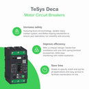 Schneider GV4L02N–GV4L115S - TeSys Deca MCB 0.25–55kW Proteksi Magnetik | GV4LE/L02N/S, GV4LE/L03N/S, GV4LE/L07N/S, GV4LE/L12N/S, GV4LE/L25N/S, GV4LE/L50N/S, GV4LE/L80N/S, GV4LE/L115N/S