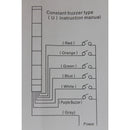 Tower lights LED Saiko CPT5-3K-D 24VDC R-Y-G Flashing + Buzzer