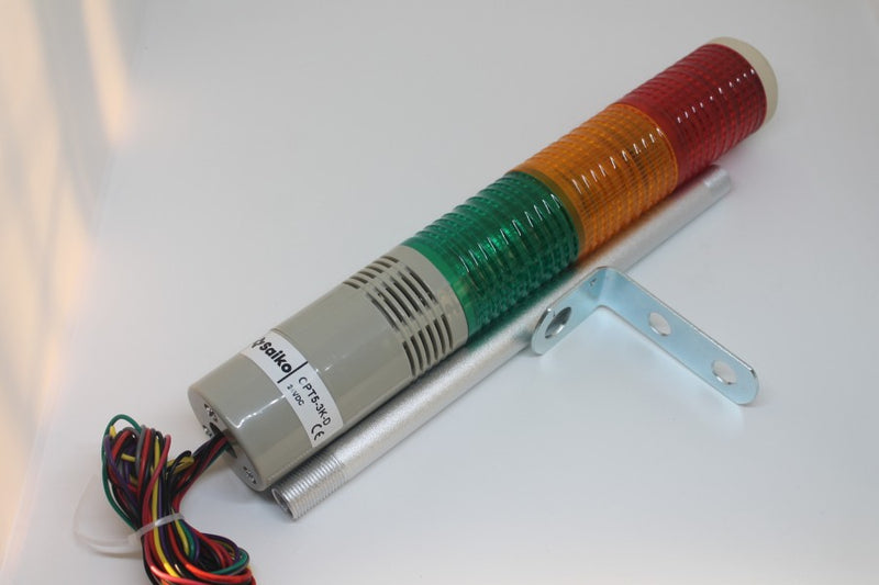 Tower lights LED Saiko CPT5-3K-D 24VDC R-Y-G Flashing + Buzzer