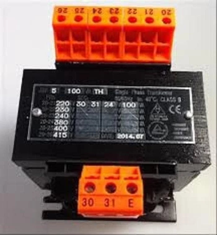 Transformer Chint JBK5-100VA-380/220V-36/24/12 input 380-20v Output 36-24-12v