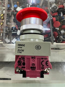 Push Button Emergency Idec AVW 411-R Red Mushroom 40mm 1NO+1NC