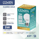Lampu LED Bulb Luxen Classic 5W CDL 150-240V 100LM/W 6500K