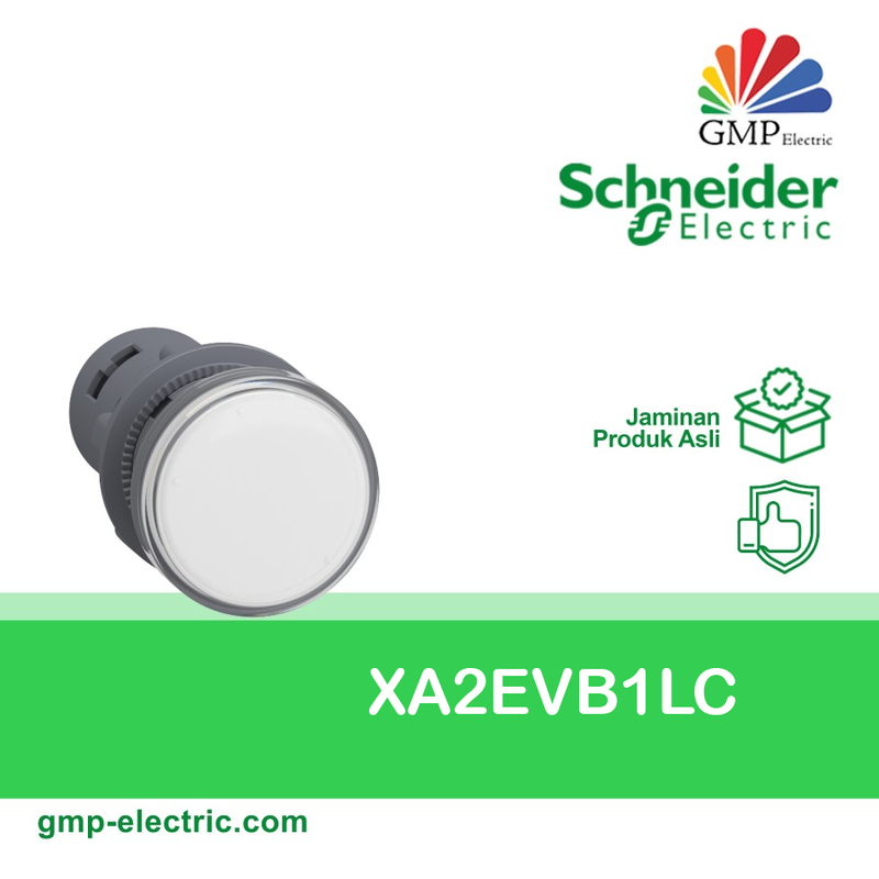 Pilot Lamp Schneider XA2EVB1LC 22 mm Plastic 24VDC White