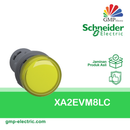 Pilot Lamp Schneider XA2EVM8LC 22 mm Plastic 220VAC Yellow