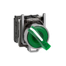 Schneider Harmony XB4 Selector Switch Iluminasi 2 Posisi Metal Protected LED | XB4BK123B5 / XB4BK124B5 / XB4BK125B5 / XB4BK123G5 / XB4BK125G5 / XB4BK123M5 / XB4BK124M5 / XB4BK125M5
