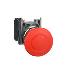Schneider Harmony XB4 Emergency Stop Mushroom Ø40mm 22mm Metal IP66 | XB4BC42 / XB4BT842 / XB4BS8442 / XB4BS9442