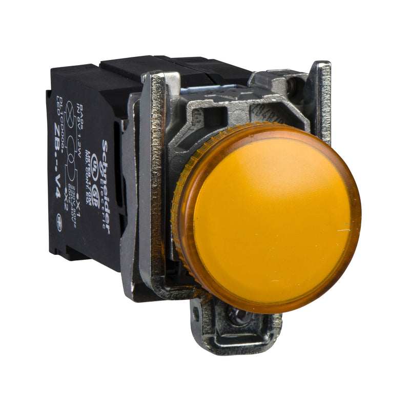 Schneider Harmony XB4 Pilot Lamp 22mm Metal dengan Trafo | XB4BV31 / XB4BV33 / XB4BV34 / XB4BV35 / XB4BV41 / XB4BV43 / XB4BV44 / XB4BV45