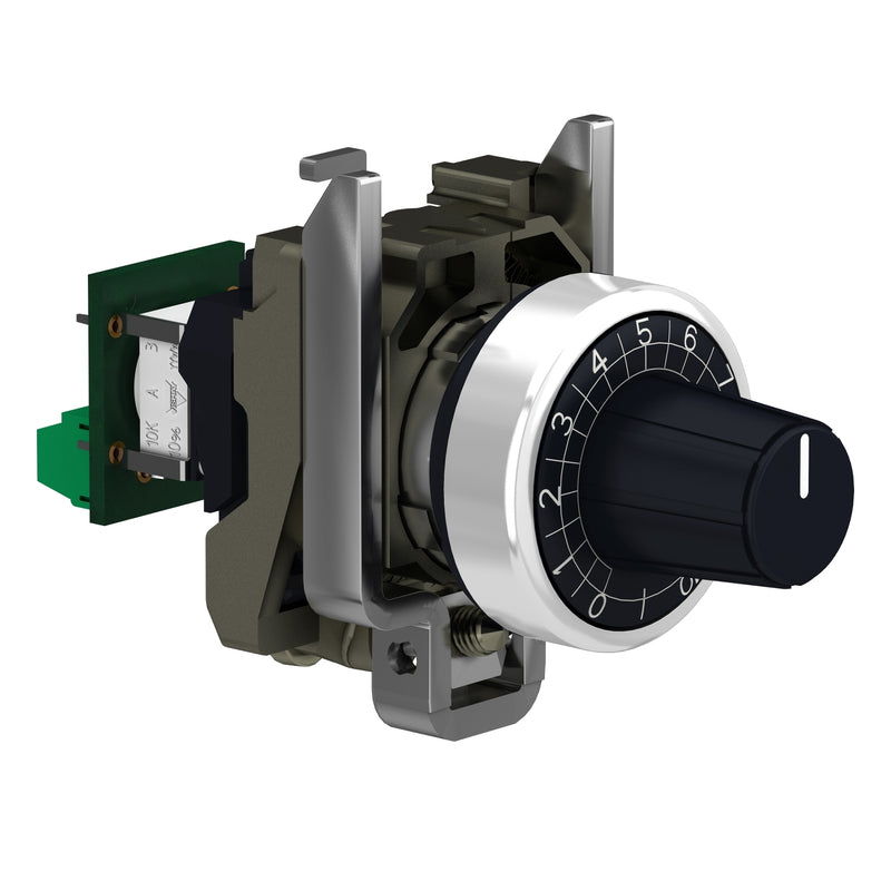 Schneider Harmony XB4 Potensiometer 22mm Metal | XB4BD912R1K / XB4BD912R10K / XB4BD912R100K / XB4BD912R4K7 / XB4BD912R47K / XB4BD912R470K