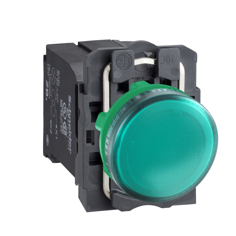 Schneider Harmony XB5 Pilot Lamp Modular Plastik dengan Trafo 230V AC | XB5AV41 / XB5AV43 / XB5AV44 / XB5AV45