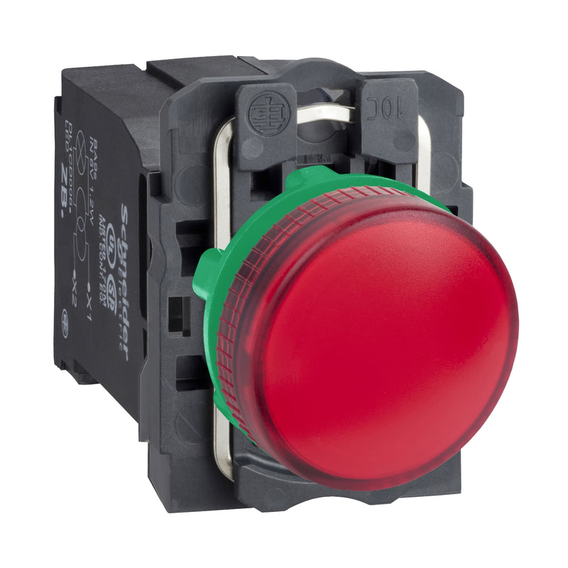 Schneider Harmony XB5 Pilot Lamp Modular Plastik dengan Trafo 230V AC | XB5AV41 / XB5AV43 / XB5AV44 / XB5AV45