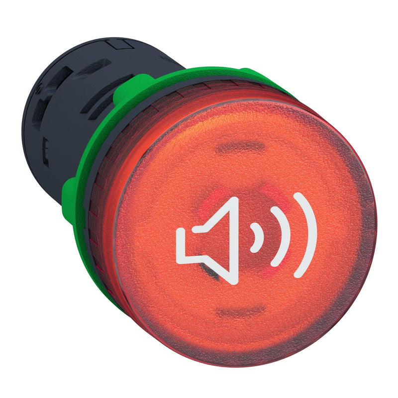 Schneider Harmony Buzzer Annunciator 22mm XB5 Non-Illuminated & Illuminated 90dB | XB5KSB / XB5KSG / XB5KSM / XB5KS2B4 / XB5KS2G4 / XB5KS2M4 / XB5KS2B8 / XB5KS2G8 / XB5KS2M8