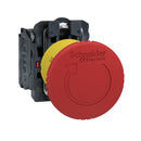 Schneider Harmony XB5 Emergency Stop / Mushroom Push Button | XB5AT842 / XB5AS8442 / XB5AS9442