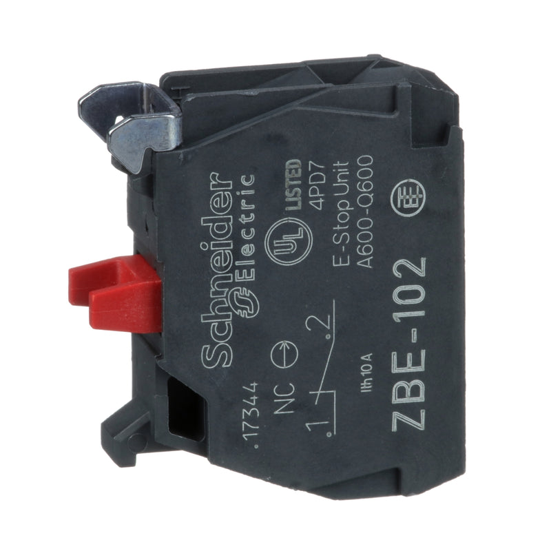 Schneider Harmony XB4 Contact Block Body Unit & Tambahan Kontak 22mm Metal | ZB4BZ101 / ZB4BZ102 / ZB4BZ103 / ZB4BZ104 / ZB4BZ105 / ZBE101 / ZBE102