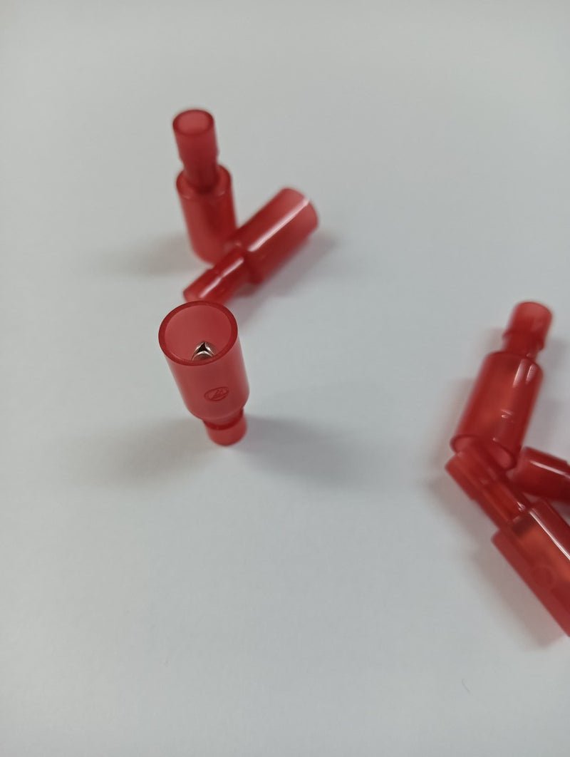 Insulated Female Bullet Disconnector GS FRFNY-1.25-156mm Red