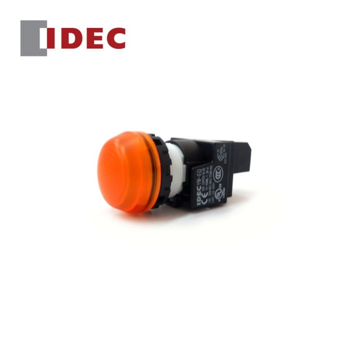 Pilot Lamp Idec YW1P-1EQ4-A 24VDC 22mm 24VDC Amber