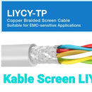Kabel Control Liycy Tp 2 x 2 x 0.75 mm2 Grey