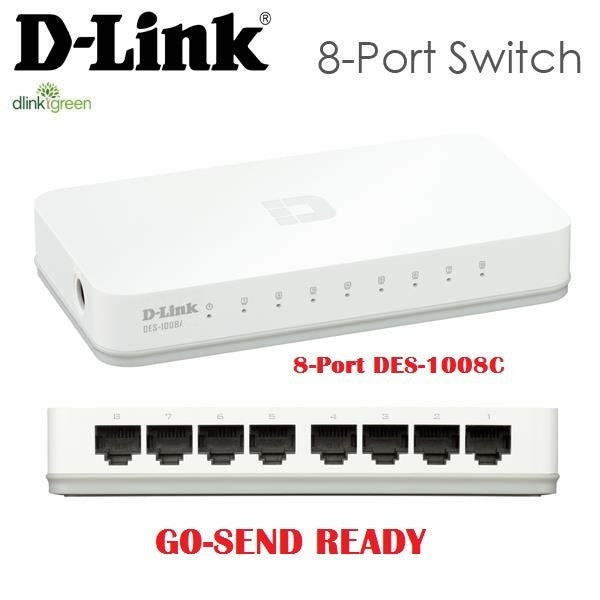 Accessories Komputer D-link Switch Hub 8 Port