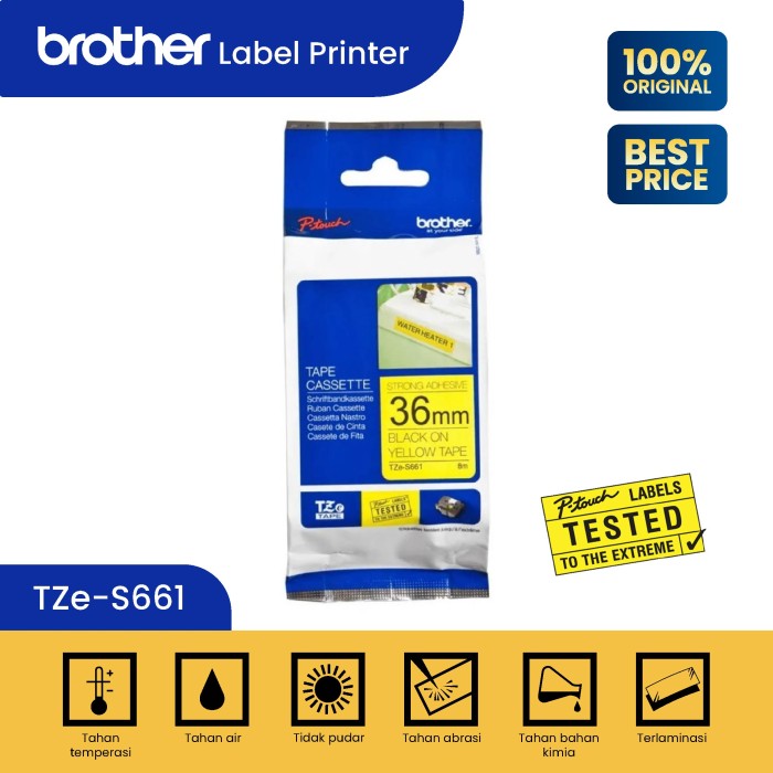 Label Tape Cassete Brother TZE-S661