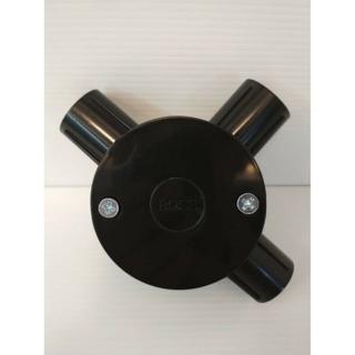 T Dus PVC Boss 25mm 3 Cabang B240/25/3BK Black