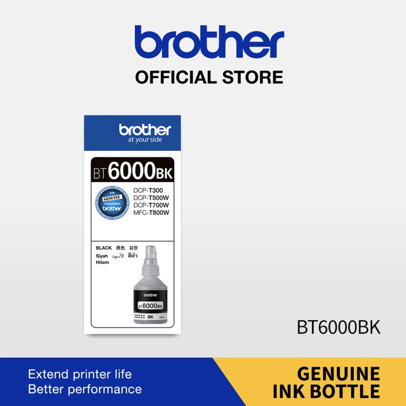 Tinta Brother BT6000 BK Black
