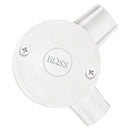 T Dus PVC Boss 20mm 2 Cabang B240/20/2WE White