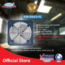 Industrial Exhaust Fan CKE ESN-D24/3 3P 380V 24" Dinding
