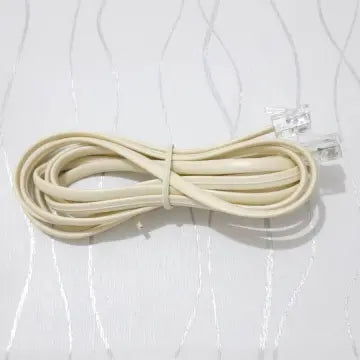 Accessories Telepon KTN Kabel Telpon 2 Mtr Cream w/RJ11