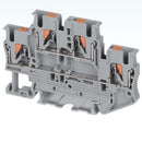 Terminal Blok Blox Push-in FJ7-2.5K 2 Tingkat 2.5mm Grey