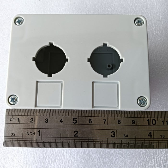 Control Box Saiko 2 lubang 22mm PVC SBX2-22
