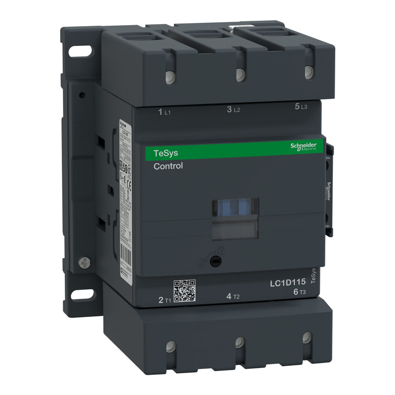 Kontaktor Schneider LC1D115 55KW Auxilary 1NO+1NC LC1D115M7 / LC1D115F7 / LC1D115R7 / LC1D115P7 / LC1D115BD / LC1D115MD / LC1D115T7 / LC1D115E7 / LC1D115Q7