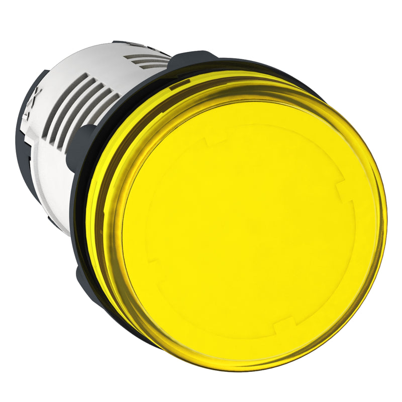 Pilot Lamp Schneider XB7-EV05MP 22 mm Monoblock 220VAC Yellow