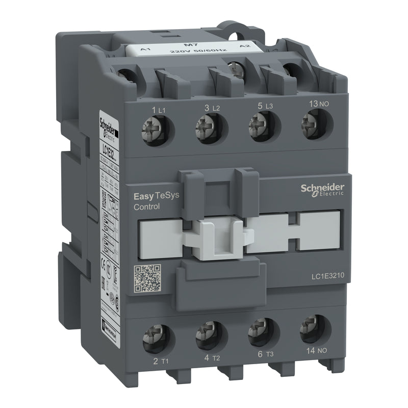 Kontaktor Schneider LC1E3210 15KW 220VAC 1NO LC1E3210M7 / LC1E3210M5 / LC1E3210Q7 / LC1E3210B5 / LC1E3210B7 / LC1E3210F7 / LC1E3210F5 / LC1E3210Q5