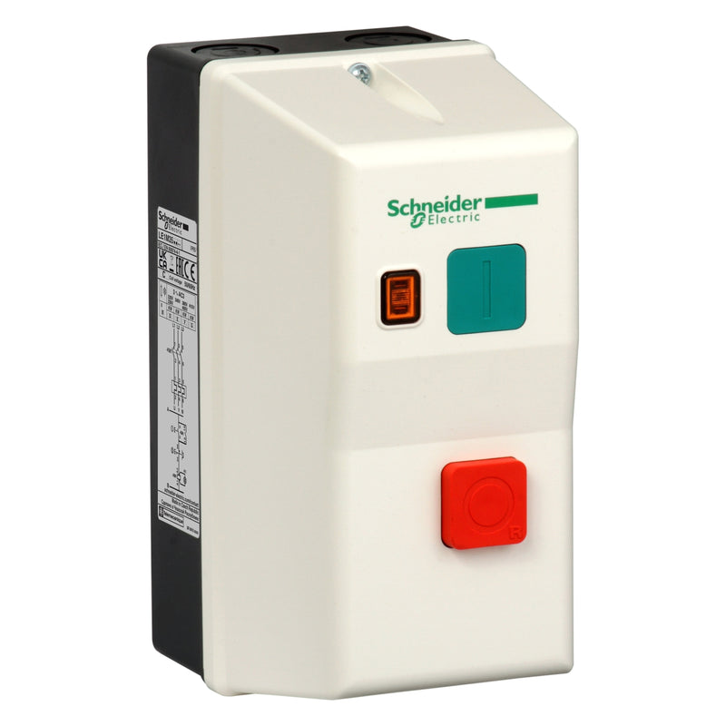 Enclosed DOL Starter Schneider LE1M35Q721 10-14A 380VAC (5,5KW) White