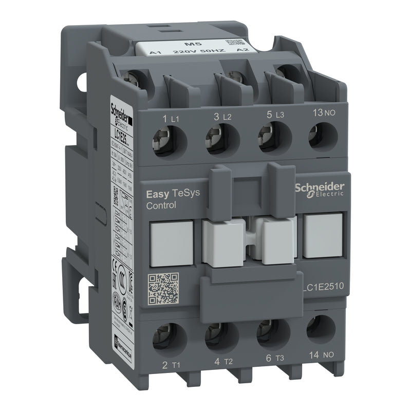 Kontaktor Schneider LC1E2510 11KW 220VAC 1NO LC1E2510M7 / LC1E2510M5 / LC1E2510E7 / LC1E2510Q7 / LC1E2510F7 / LC1E2510F5